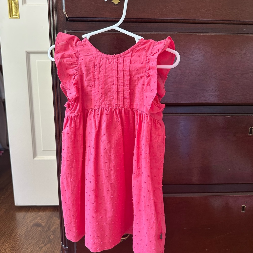 Oeuf Pink dot dress